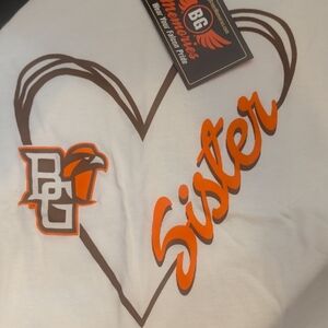 Bowling Green State University Sister T-Shirt with Heart Design